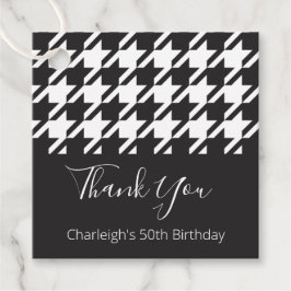 Etiquetas Para Lembrancinhas Clássico, preto e branco moderno