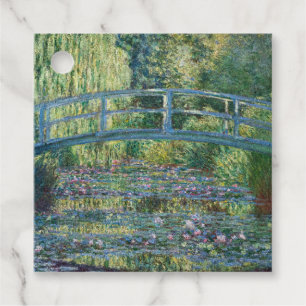 Etiquetas Para Lembrancinhas Claude Monet - Lagoa de Água Lily, Harmonia Verde