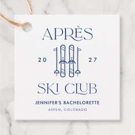 Etiquetas Para Lembrancinhas Clube Apres Ski Festa de Despedida de Solteira Esq