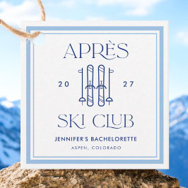 Etiquetas Para Lembrancinhas Clube Apres Ski Festa de Despedida de Solteira Esq