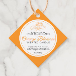 Etiquetas Para Lembrancinhas Código de barras do desenho da cor laranja dos ing