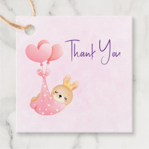 Etiquetas Para Lembrancinhas Coelhinho Bonito num cobertor do Coração