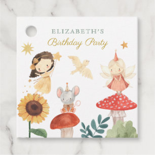 Etiquetas Para Lembrancinhas Cogumelo de aniversário de fada encantada