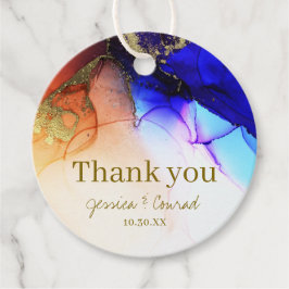 Etiquetas Para Lembrancinhas Colorida Obrigado e Casamento de Mensagens