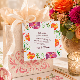 Etiquetas Para Lembrancinhas Colorido Casamento Floral Fiesta Mexicana Bem-vind