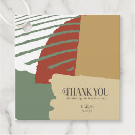 Etiquetas Para Lembrancinhas Colour Block Wedding Autumn ID740