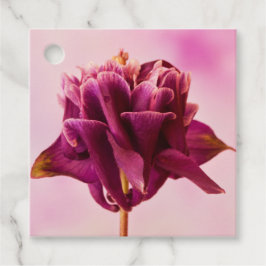 Etiquetas Para Lembrancinhas Columbina Rosa Burgundy