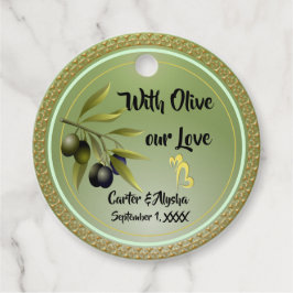 Etiquetas Para Lembrancinhas Com Olive nosso Amor Personalizado
