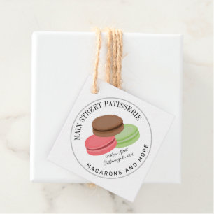 Etiquetas Para Lembrancinhas Comida Business Patisserie da França Macarons