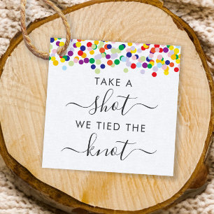 Etiquetas Para Lembrancinhas Confetti Tire uma Foto Nós Tirei o Casamento do N