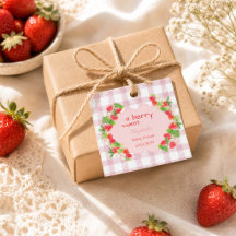Conquette berry Morango Floral Fofo