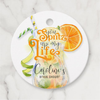 Etiquetas Para Lembrancinhas Coquetel Aperol Spritz Estilo Italiano Chá de Bebê