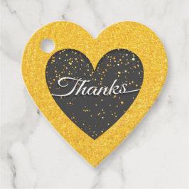 Etiquetas Para Lembrancinhas Coração de Amor ouro