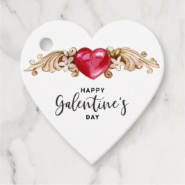 Etiquetas Para Lembrancinhas Coração Decorativo | Dia da Galentina