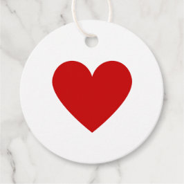 Etiquetas Para Lembrancinhas Coração Vermelho Mínimo Amor Simples Moderno Elega