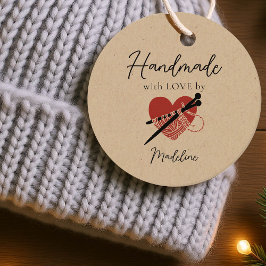 Etiquetas Para Lembrancinhas Coração Vermelho-Negro-Coração de Produto Fabricad