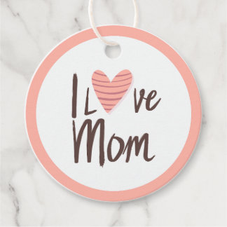 Etiquetas Para Lembrancinhas Corazón de mamá de amor - regalo del Día de la Mad