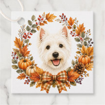 Coroa de Outono Westie