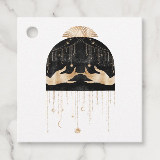 Etiquetas Para Lembrancinhas Cosmia Mística (Frente)