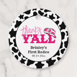Etiquetas Para Lembrancinhas Cowgirl Disco Pink First Rodeo Obrigados Y all