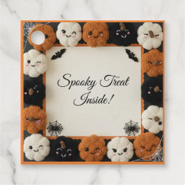 Etiquetas Para Lembrancinhas Cozy Crochet Pumpkin Halloween Dags