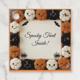 Etiquetas Para Lembrancinhas Cozy Crochet Pumpkin Halloween Dags