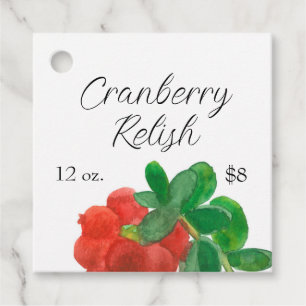 Etiquetas Para Lembrancinhas Cranberry Tag Homemade Condição Jar Price