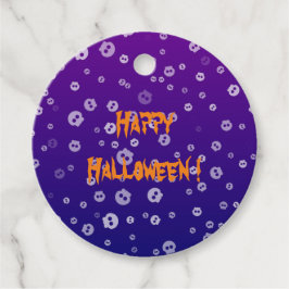 Etiquetas Para Lembrancinhas Crânios de Halloween