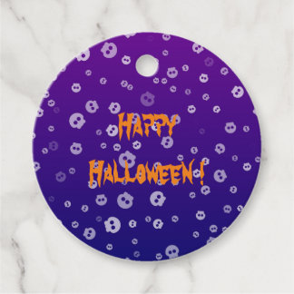 Etiquetas Para Lembrancinhas Crânios de Halloween