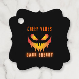 Etiquetas Para Lembrancinhas Creep Vibes Dark Energy _ Trendy Horror Streetwear