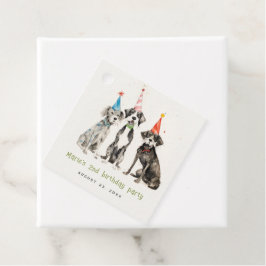 Etiquetas Para Lembrancinhas Crianças Cachorro Aquarela Festa de aniversário Ca