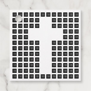 Etiquetas Para Lembrancinhas Crie um padrão cruzado com qualquer logotipo ou im