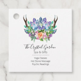 Etiquetas Para Lembrancinhas Cristais Yoga Energy Healer Psicic Reiki Spa Hang