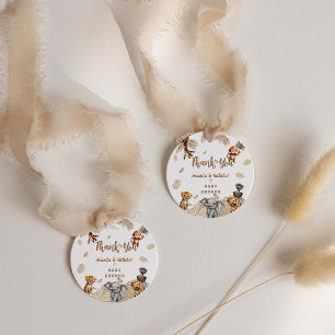 Etiquetas Para Lembrancinhas Cute Boho Safari Animais Baby Shower Agradecimento