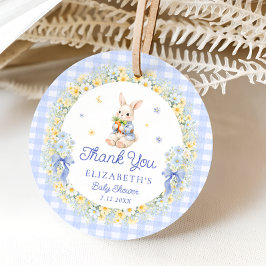 Etiquetas Para Lembrancinhas Cute Bunny Jardim Xadrez Churrasco de Bebê Obrigad