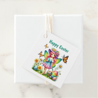 Etiquetas Para Lembrancinhas Cute Happy Easter Fairy Customizable