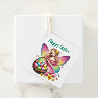 Etiquetas Para Lembrancinhas Cute Happy Easter Fairy Customizable