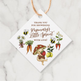 Etiquetas Para Lembrancinhas Cute Locally Grown Little Sprout Baby Shower