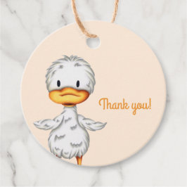 Etiquetas Para Lembrancinhas Cute minimalist duck illustration thank you