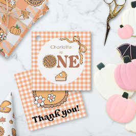 Etiquetas Para Lembrancinhas Cutie Pie Pumpkin 1st Birthday Thank You