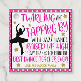 Etiquetas Para Lembrancinhas Dance Teacher Gift Tag