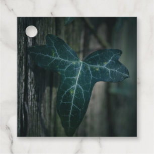 Etiquetas Para Lembrancinhas Dark Ivy Leaf Nature Foto