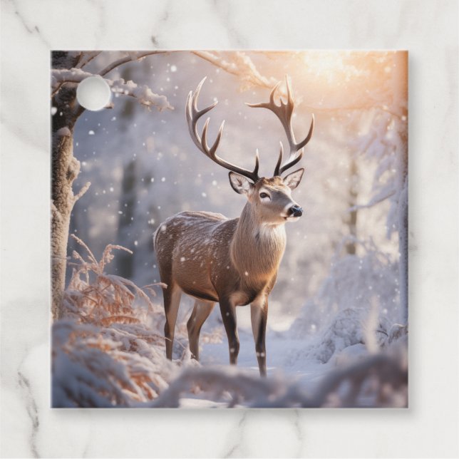 Etiquetas Para Lembrancinhas Deer (Frente)