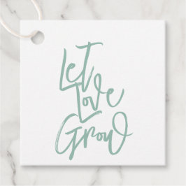 Etiquetas Para Lembrancinhas Deixe o Amor Crescer