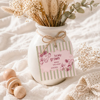 Etiquetas Para Lembrancinhas Desenhado Localmente Cultivado Mercado de Produtor