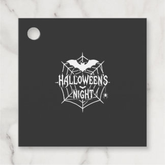 Etiquetas Para Lembrancinhas Desenho Vetorial de Teia de Aranha de Morcego na N