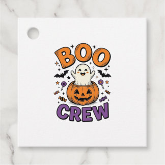Etiquetas Para Lembrancinhas Design de Camisa de Halloween Abóbora Fantasma Fof