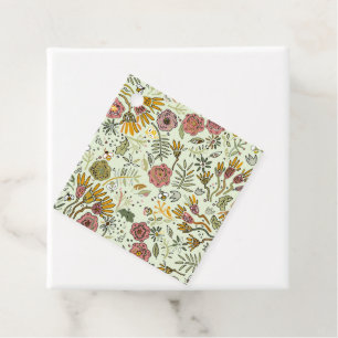 Etiquetas Para Lembrancinhas design floral da flor do teste padrão da abelha d