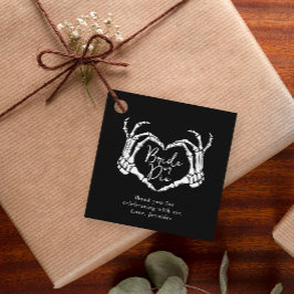 Etiquetas Para Lembrancinhas Despedida de Solteira Coração Gótico Preto Obrigad