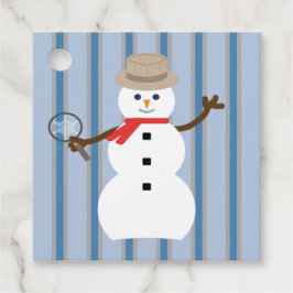 Etiquetas Para Lembrancinhas Detetive Snowman, divertido e Rico